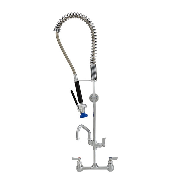 Pre-Rinse Unit 8 Inch Cc Wall Mnt W/Add 14 Inch Spout Fisher