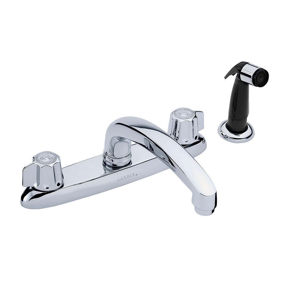 Kitchen Faucet W/Spray Chrome Gerber