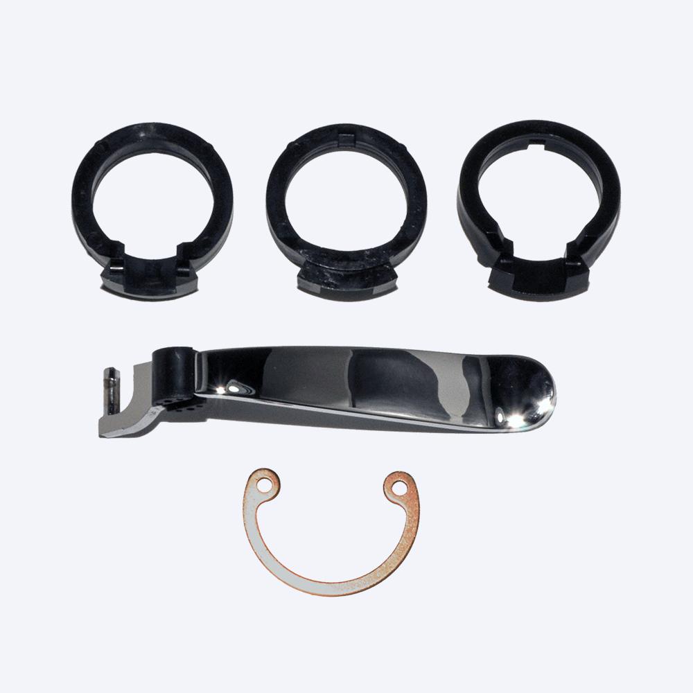 4 Inch Universal Lever Handle, Chrome for Single Handle Lav and Shower