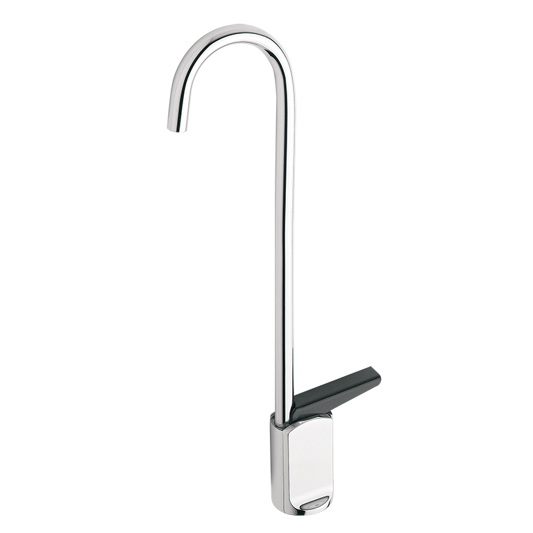 Sink Faucet, Model 5551, Push Lever Operated, Self-Closing,