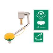 AXION MSR Sink Mount Eye/Face Wash, Model 7610, Barrier-Free, Single Action Swing-Down Eye/Face Was