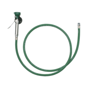 Emergency Body Spray, Model 8901B, Wall-Mounted Body Spray With 8-Foot (243.8 Cm) Pressure Rated Ho