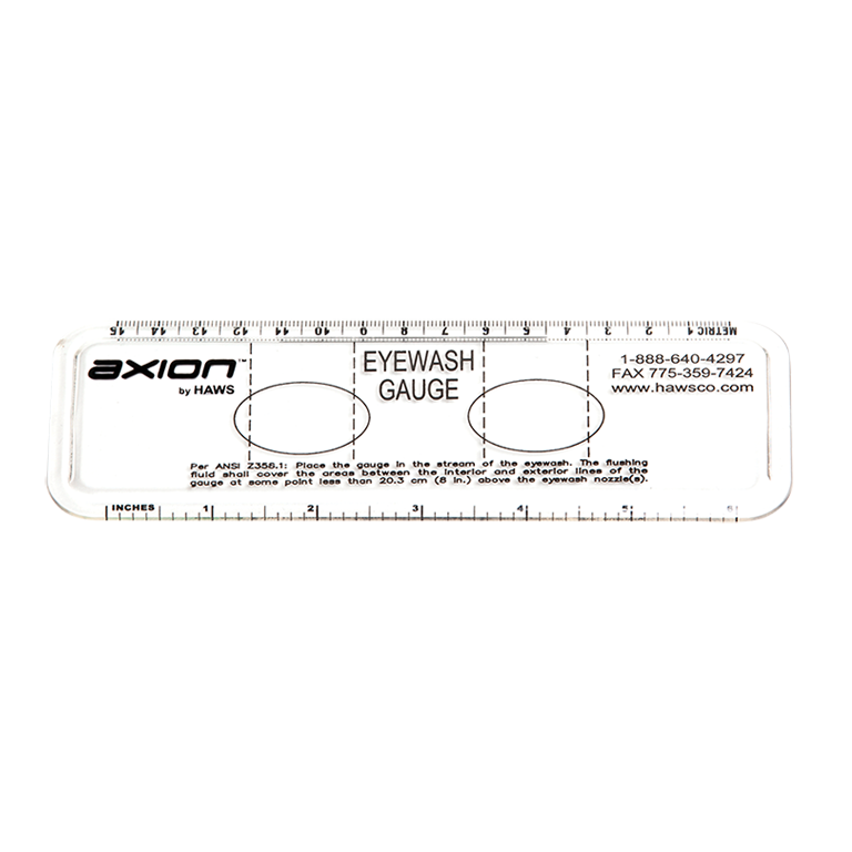 Eyewash Gauge, Model 9015 Eyewash Gauge, Allows Easy Testing