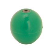 Eyewash Head, Model Sp12 Green Abs Plastic Anti-Surge Soft-Flo Head With An Inserted Nozzle In Orif