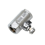 Ball Valve, Model Sp225Lf Chrome-Plated Brass Stay-Open Ball Valve, Equipped With A Stainless Steel