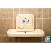 Horizontal Baby Changing Table, Cream Color