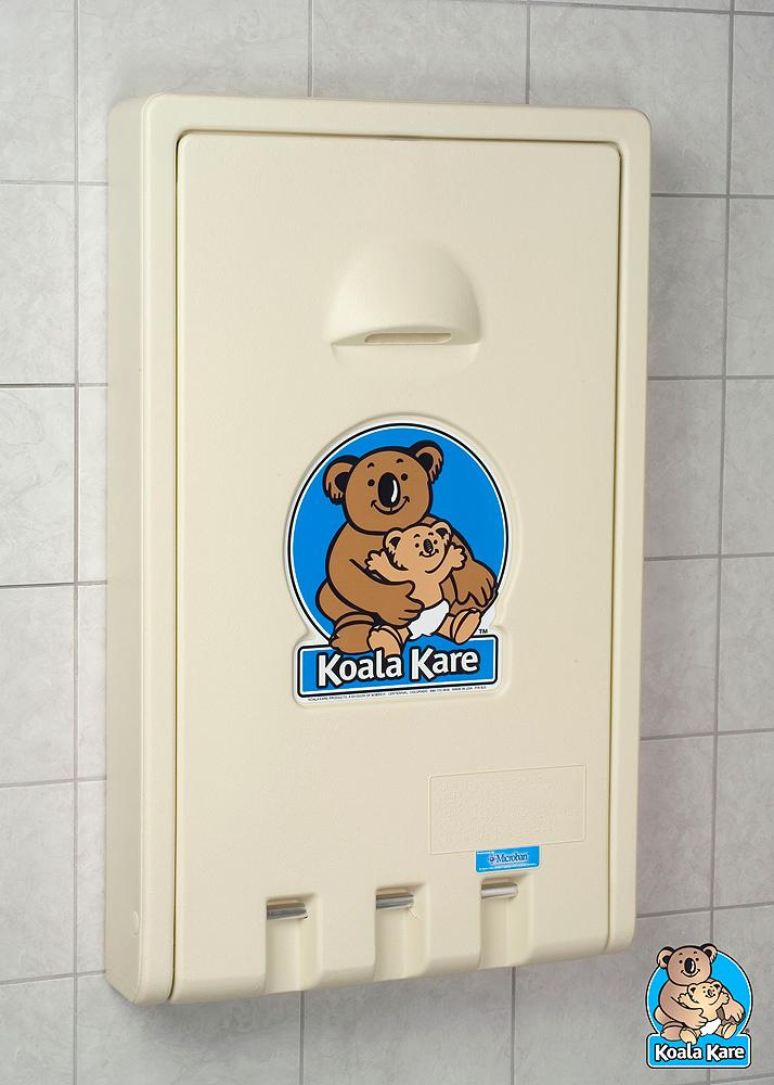 Vertical Baby Changing Table cream color Koala