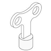 Loose Key 3/8 X 1/2 Stop