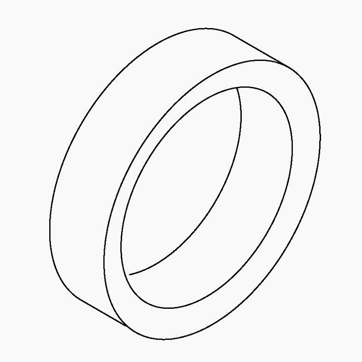 Kohler 84676 Genuine Replacement Flush Valve Gasket – Black, Small, For Kohler Toilets, Premium Durability