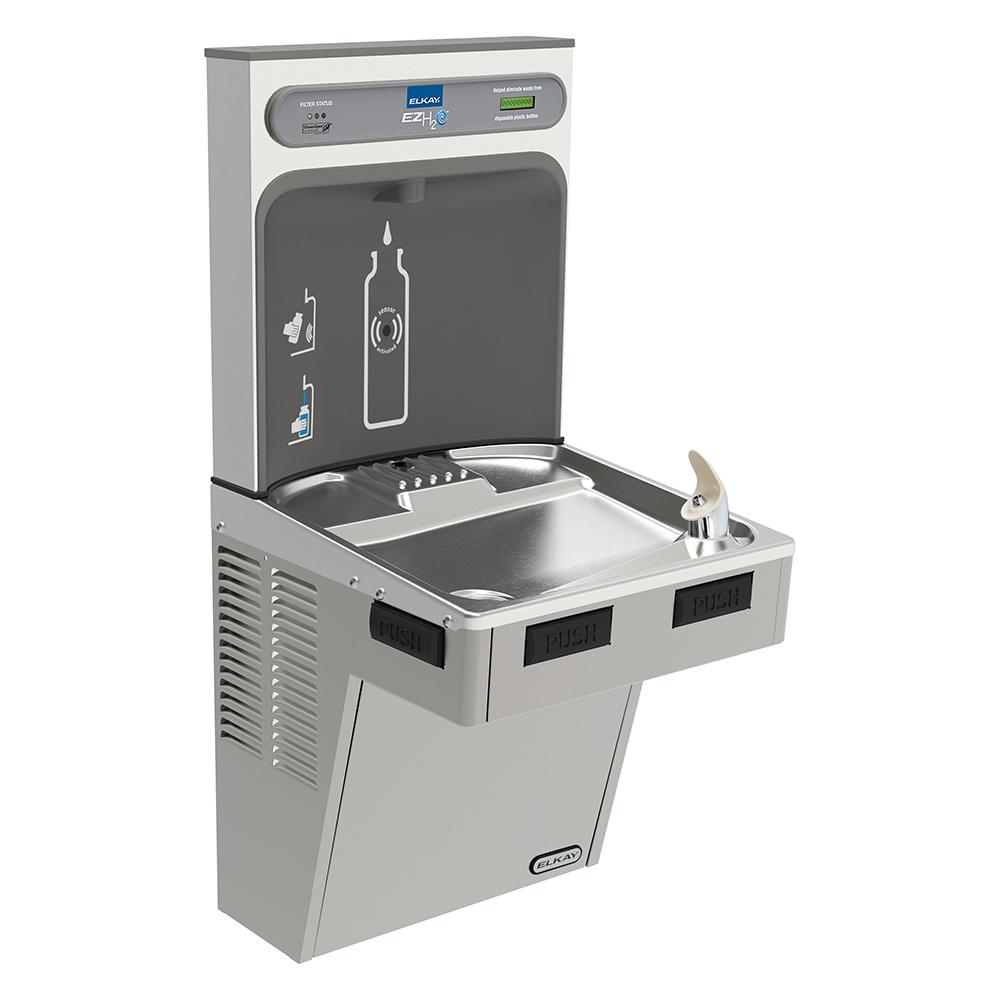 EZH2O Bottle Filling Station with Single ADA Cooler Filtered