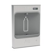 Mechanical Bottle Filling Station Surface Mount Battery Powered Filtered Stainless
