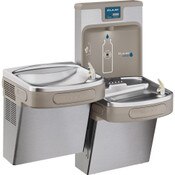 EZH2O Enhanced Bottle Filling Station and Bi-Level ADA Cooler, Filtered, 8 GPH, Stainless