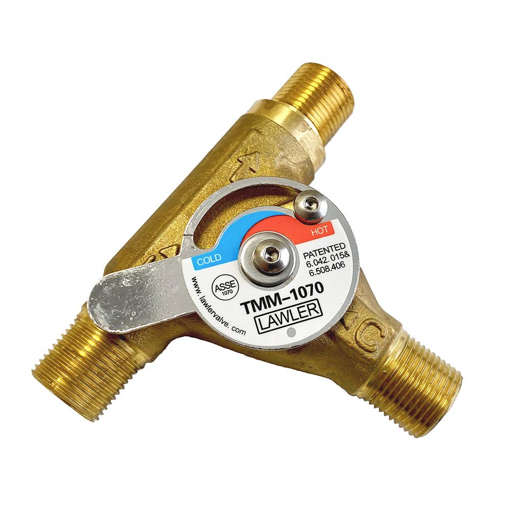 Thermostatic Mixing Valve, TMM-1070 3/8 Inch Compression, Lawler