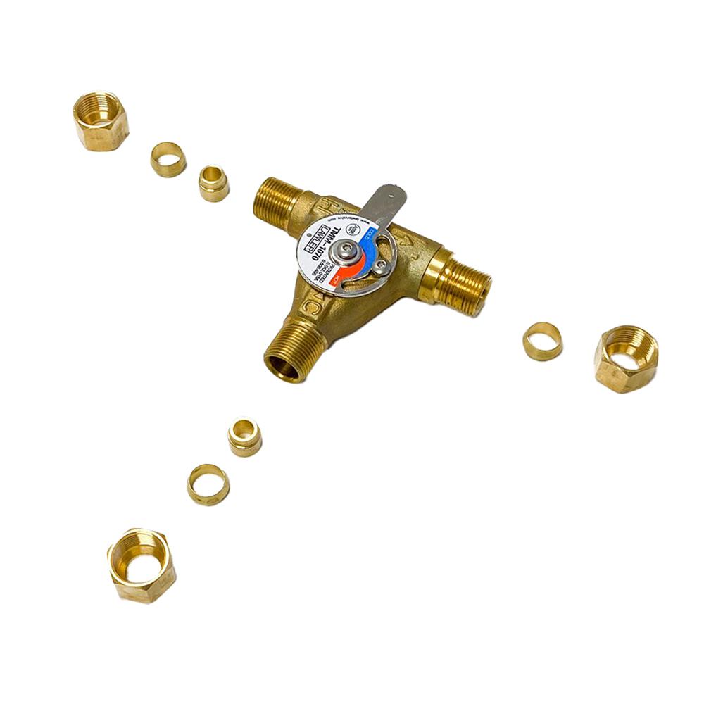 Thermostatic Mixing Valve, TMM-1070 3/8 Inch Compression, Lawler
