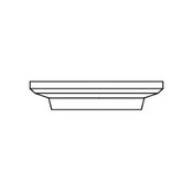 Waste Seat Lav Chrome, Moen