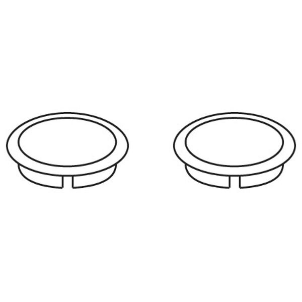 Insert Knob Kit Chrome