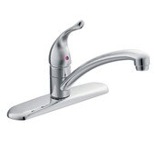 Chateau Single Handle Kitchen Faucet Lever 1.5 GPM Chrome, Moen
