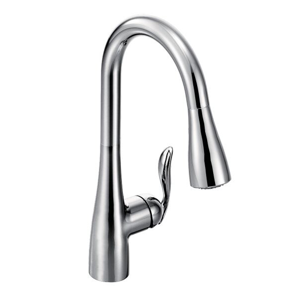 Arbor Single Handle Kitchen Faucet Pull Down Chrome