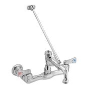 Sani-Stream Two Handle Service Sink Faucet Wall Mount X-Handle 3/4 GHT Chrome, Moen