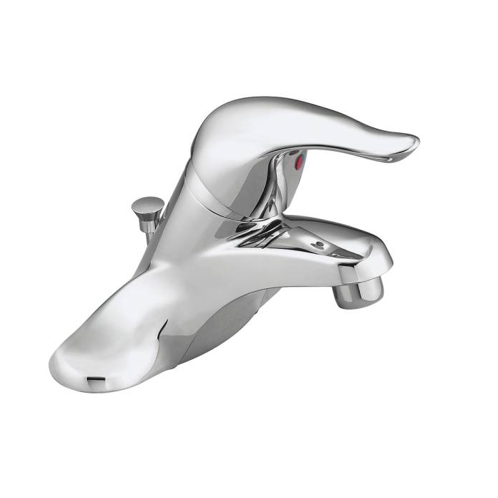 Chateau Single Handle Lav Faucet Lever with Waste 1/2 Chrome