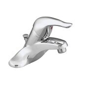 Chateau Single Handle Lav Faucet Lever with Waste 1/2 Chrome, Moen