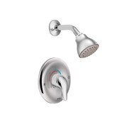 Posi-Temp Chateau Shower Only Head and Flange Lever Chrome, Moen