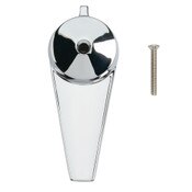 Lever Handle with Screws less Sleeve Zinc Chrome Plated, for 400 Series Hydroguard Tub and Shower Faucets