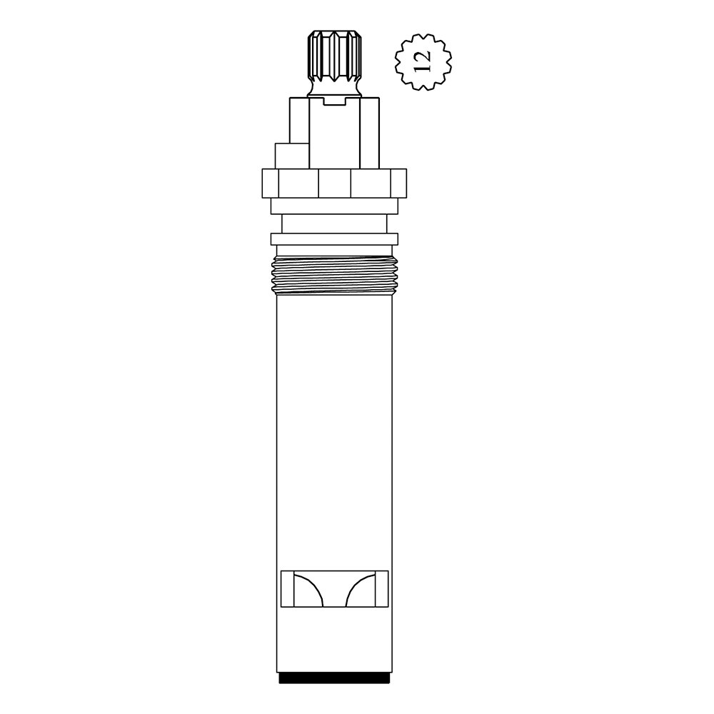 Roman Tub Reversible Ceramic Disc Cartridge