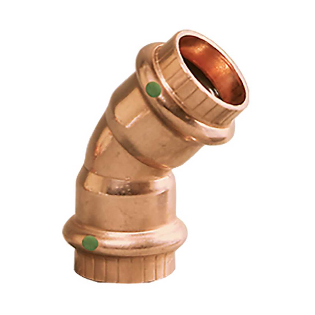 45 Degree Copper Elbow 2 Inch X 2 Inch ProPress