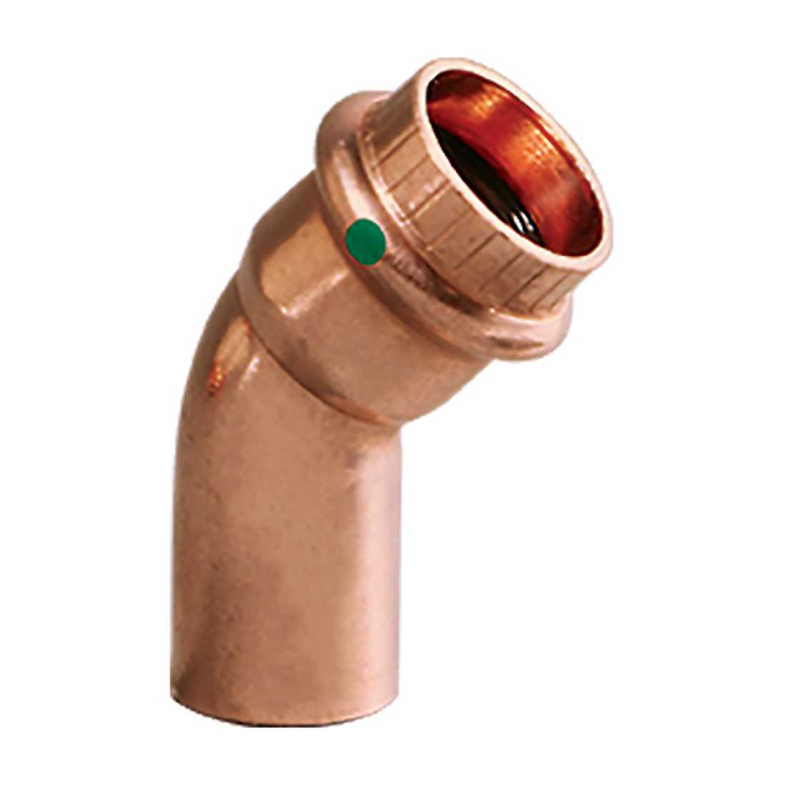 45 Degree Copper Elbow 1 Inch FTG X 1 Inch ProPress