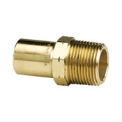 Bronze Fitting Adapter 1/2 Inch FTG X 1/2 Inch MIP ProPress Lead Free