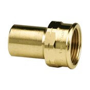 Bronze Fitting Adapter 1/2 Inch FTG X 1/2 Inch FIP ProPress Lead Free