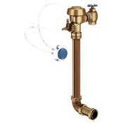 Royal 952 Concealed Manual Specialty 3.5 GPF Water Closet Hydraulic Flushometer, 2 To 10-3/4 L Dim