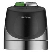 1.1/1.6 GPF, Dual Flush, Battery Powered, Exposed Sensor, Water Closet ECOS Sensor Flushometer, Polished Chrome Finish