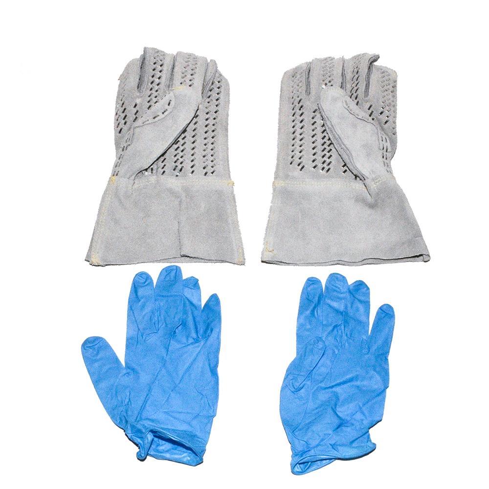 Cable Safety Gloves, Steel Reinforced