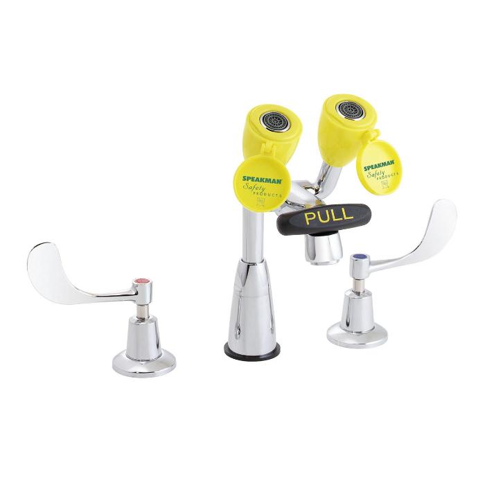 Eyewash Faucet 8 In Cc 2.2 Gpm Laminar Speakman