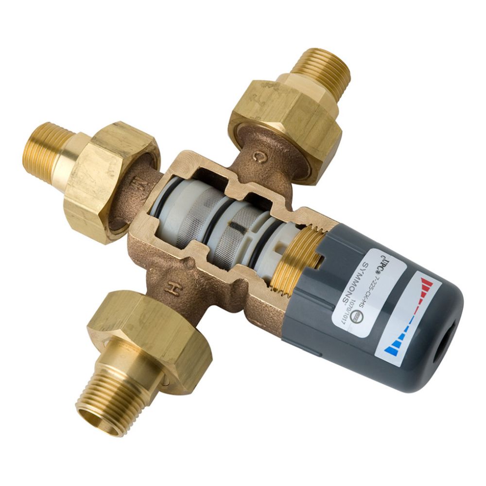 Maxline Thermostatic Mixing Valve 1/2 Inch Male Sweat Connec