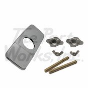 Cover Plate 4 Inch Center Set Chrome Plated with Hardware