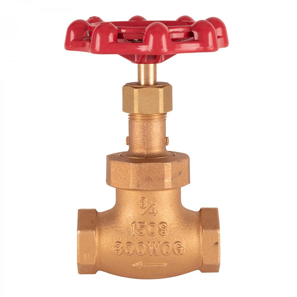 3/4" Globe Valve, Red Handle