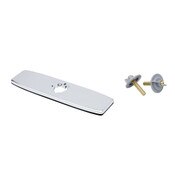Deck Plate, Forged, 8" Centers, Chrome Plated