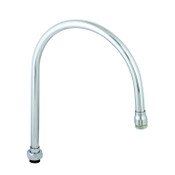 Swivel Gooseneck, 8-3/4" Spread, 12-1/16" Height, 5-9/16" Clearance