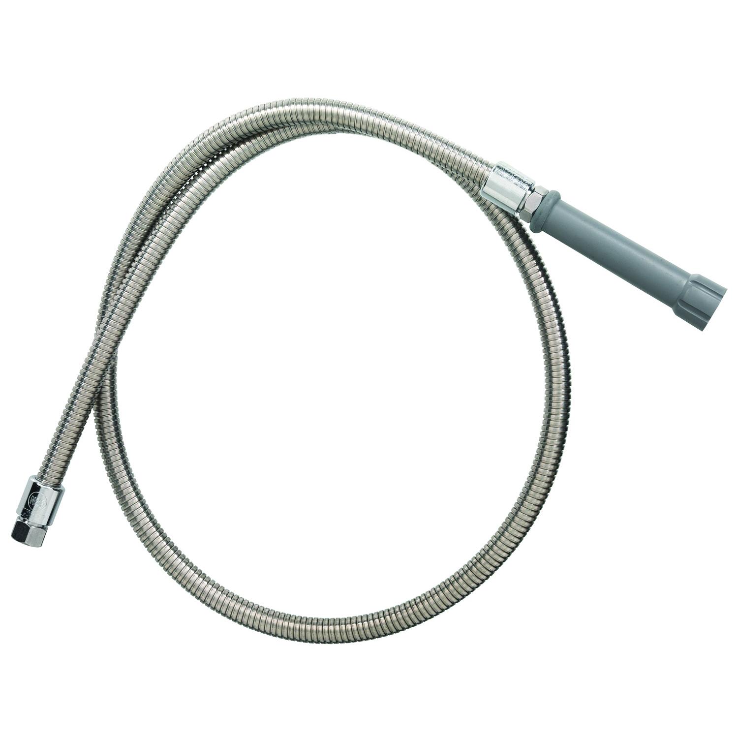 104 Inch Flexible Stainless Steel Hose, 3/4-14 UN Female Outlet And 3/4-14 UN Female Inlet, with Heat Resistant Handle