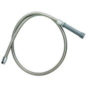 104 Inch Flexible Stainless Steel Hose, 3/4-14 UN Female Outlet And 3/4-14 UN Female Inlet, with Heat Resistant Handle