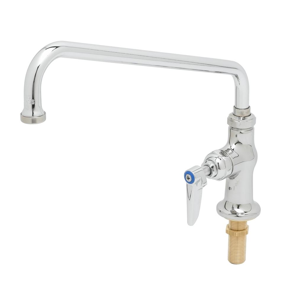 Single Pantry Faucet, Single Hole Base, Deck Mount, 12" Swin