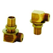 Installation Kit, 1/2" NPT Nipple, Lock Nut & Washer, Short Elbow (1/2" NPT Female x Male) (Two Sets Included per Kit)