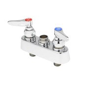 Workboard Faucet, Deck Mount, 3-1/2 Inch Centers, Lever Handles, 1/2 Inch NPT Male Inlets