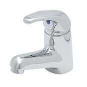 Single Lever Faucet, Deck Mount, Ceramic Cartridge, Rigid Base, Short Spout, Supply Lines