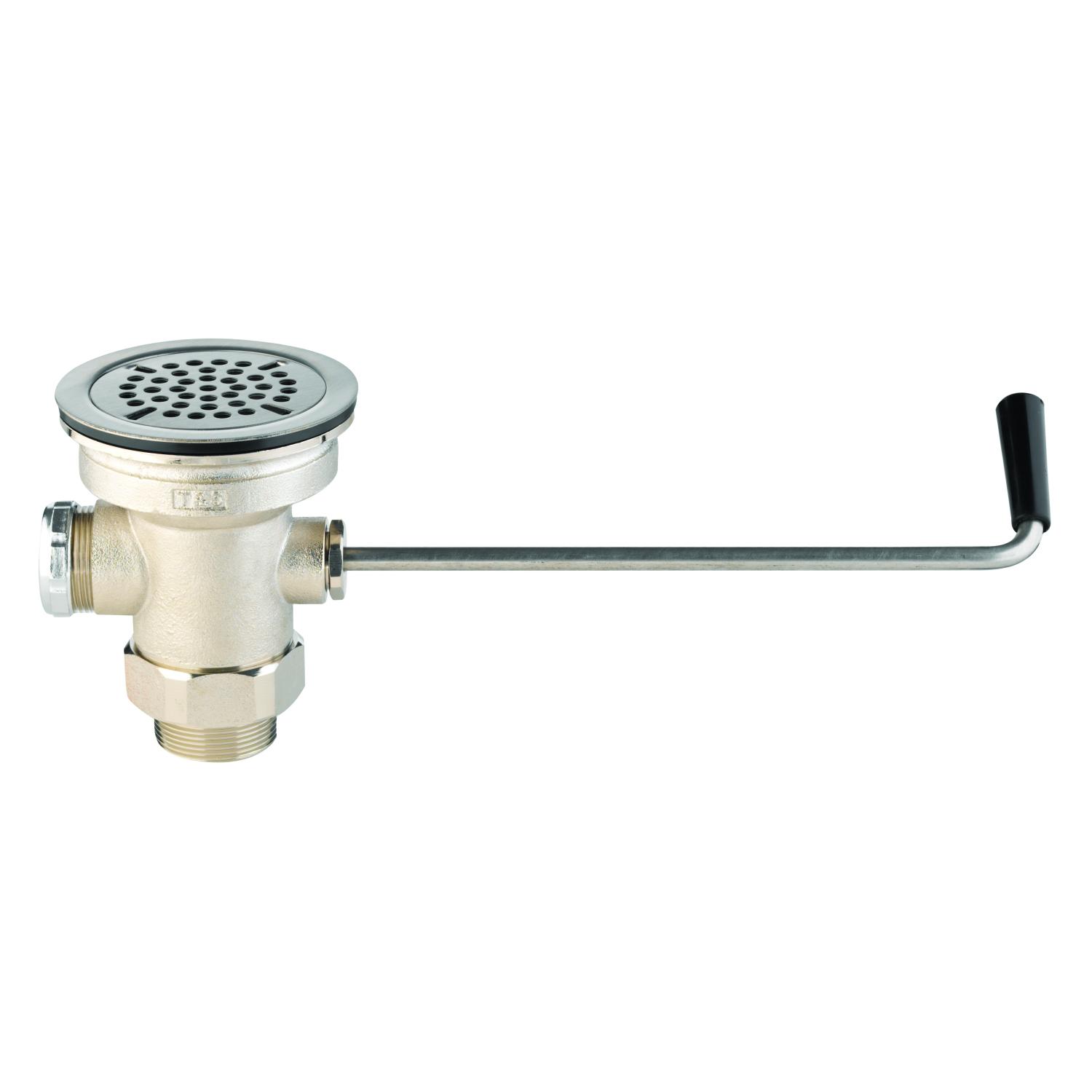 Waste Drain Valve, Twist Handle, 3-1/2" X 2"