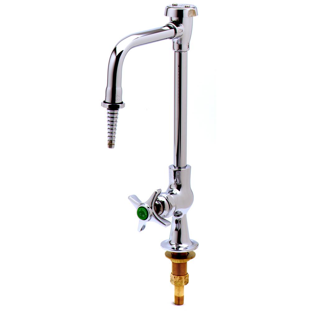 Lab Faucet, Single Temperature Control, Deck Mount, Swivel/R