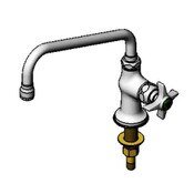 Lab Faucet, Single Temperature, Deck Mount, 9" Swing Nozzle, Stream Regulator Outlet